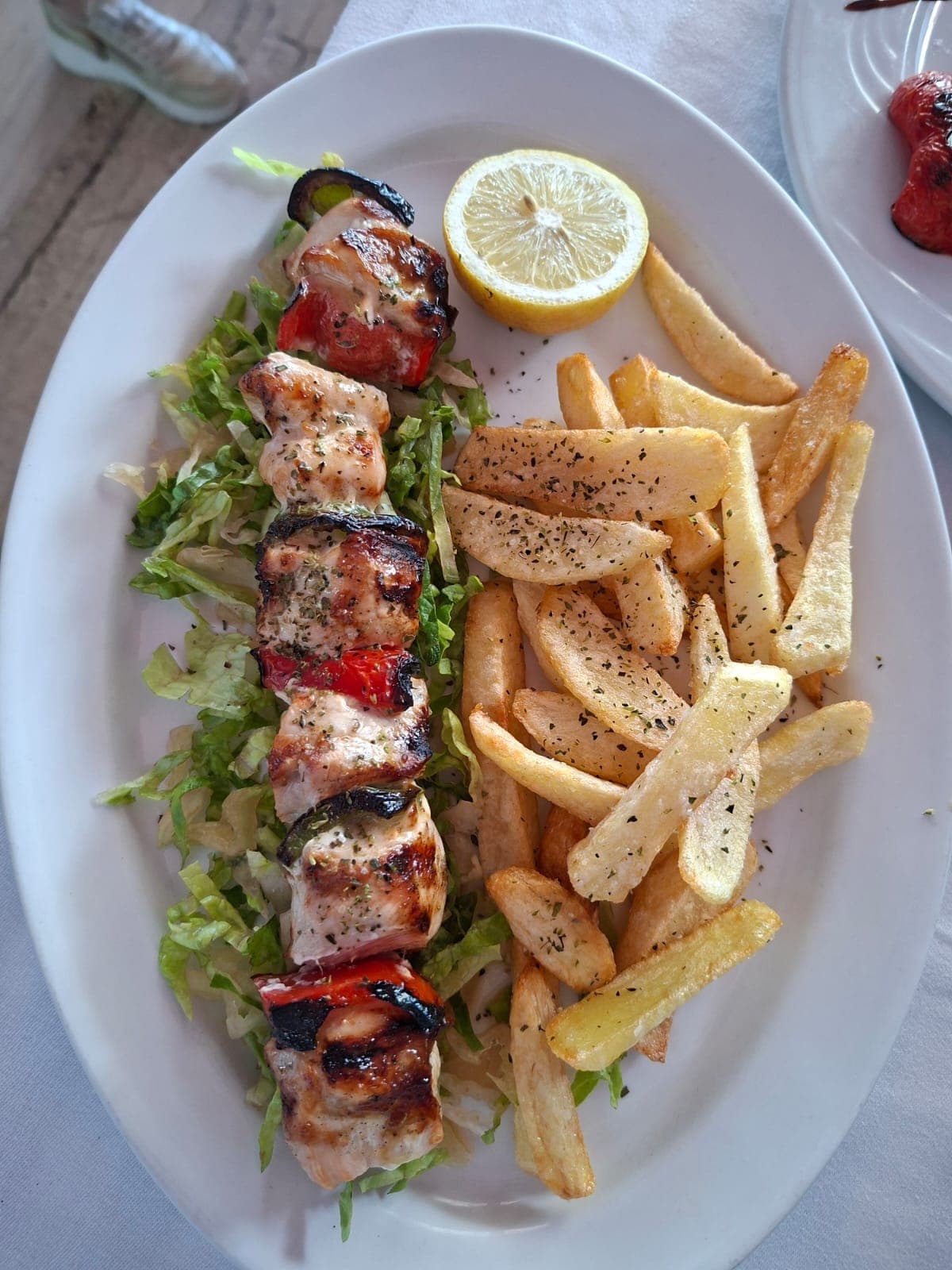 Chicken souvlaki