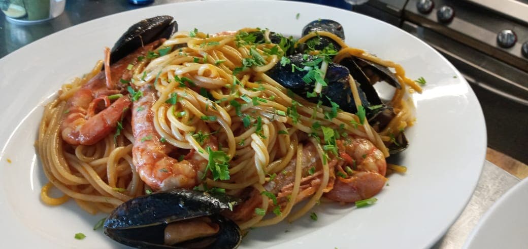 Seafood pasta