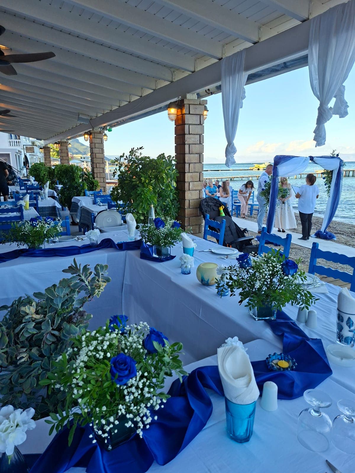 A wedding on the sand